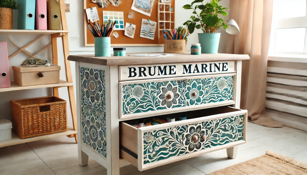 Brume Marine Chalk Paint Ideas for Desk