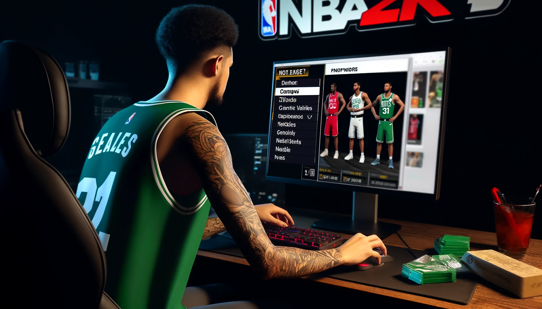 Pinoy21 Celtics Jersey NBA 2K24